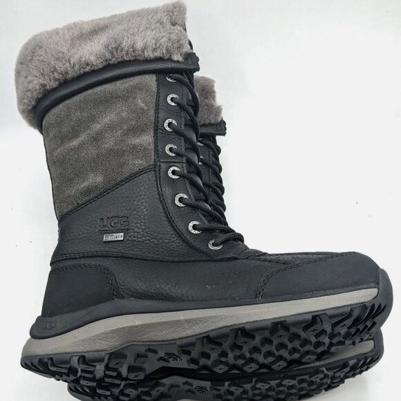 NEW UGG Adirondack III Tall sz 7 Women's Black Waterproof Snow Boot 1095142 - Picture 13 of 14